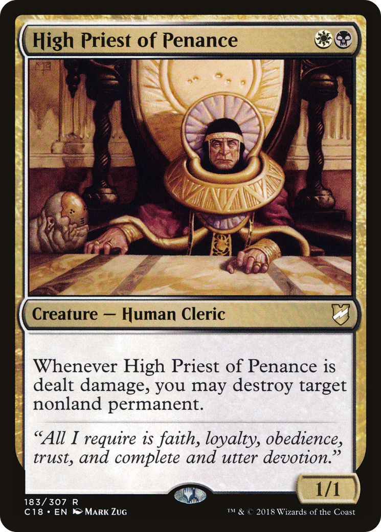 {R} High Priest of Penance [Commander 2018][C18 183]