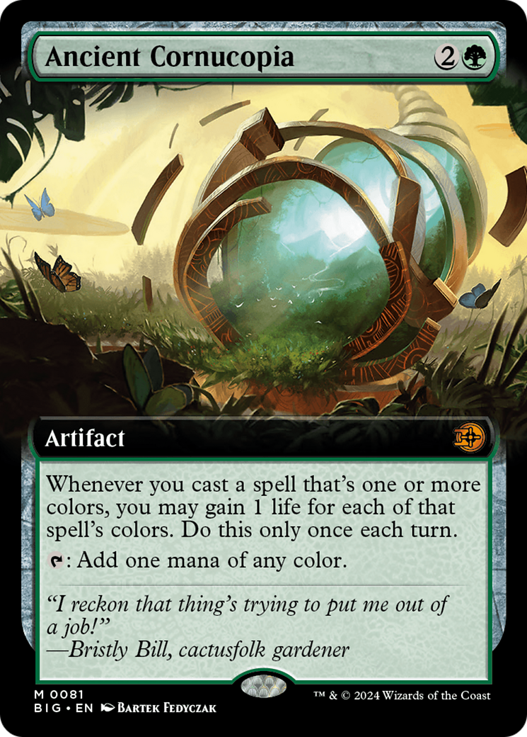 {@R} Ancient Cornucopia (Extended Art) [Outlaws of Thunder Junction: The Big Score][BIG 081]