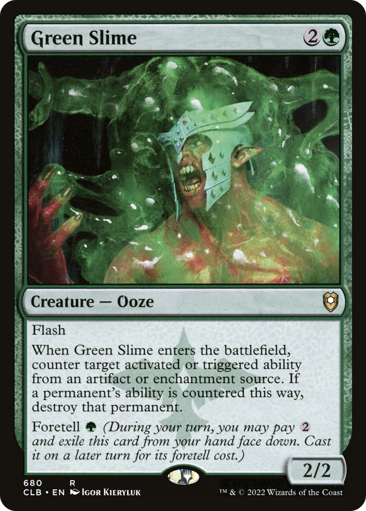 {R} Green Slime [Commander Legends: Battle for Baldur's Gate][CLB 680]