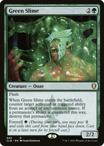 {R} Green Slime [Commander Legends: Battle for Baldur's Gate][CLB 680]