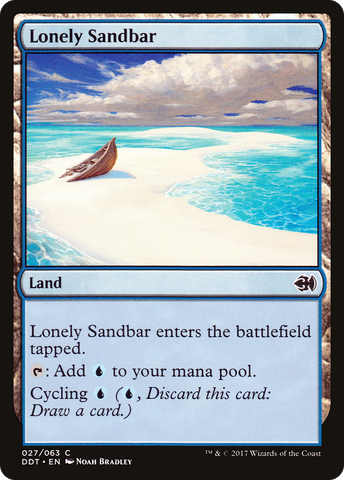 {C} Lonely Sandbar [Duel Decks: Merfolk vs. Goblins][DDT 027]