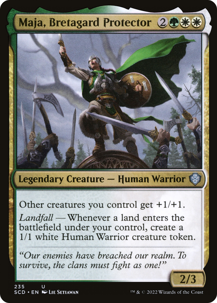 {C} Maja, Bretagard Protector [Starter Commander Decks][SCD 235]