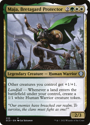 {C} Maja, Bretagard Protector [Starter Commander Decks][SCD 235]