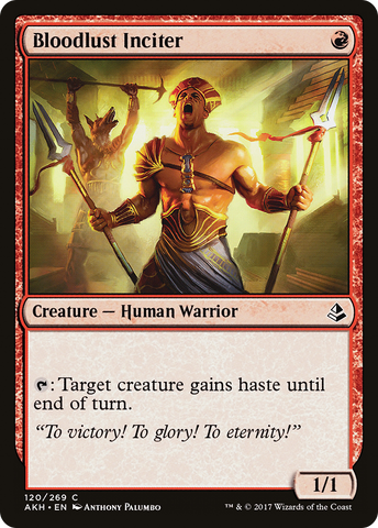 {C} Bloodlust Inciter [Amonkhet][AKH 120]