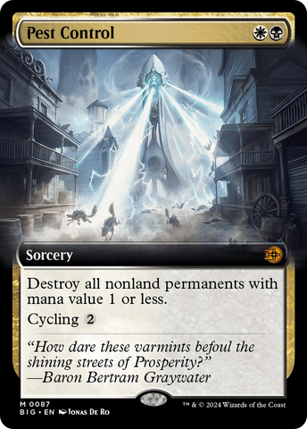 {@R} Pest Control (Extended Art) [Outlaws of Thunder Junction: The Big Score][BIG 087]