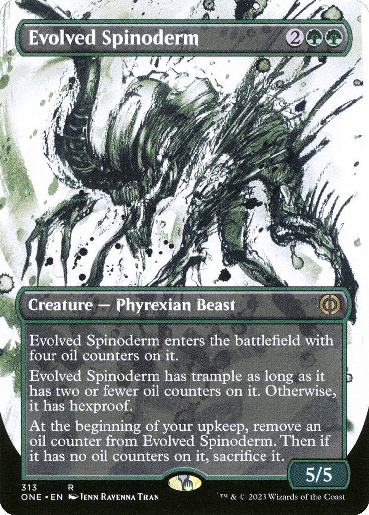 {R} Evolved Spinoderm (Borderless Ichor) [Phyrexia: All Will Be One][ONE 313]