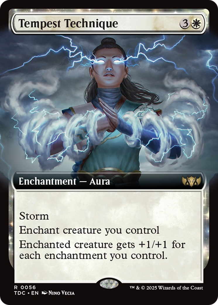 {R} Tempest Technique (Extended Art) [Tarkir: Dragonstorm Commander][TDC 056]