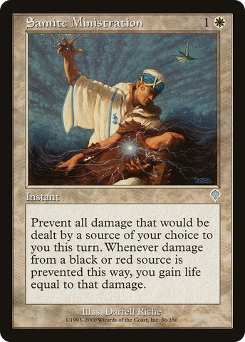 {C} Samite Ministration [Invasion][INV 036]