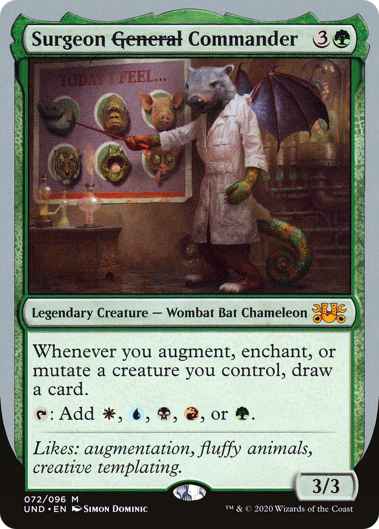 {R} Surgeon General Commander [Unsanctioned][UND 072]