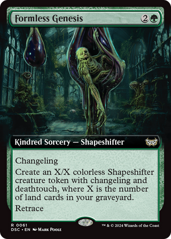 {R} Formless Genesis (Extended Art) [Duskmourn: House of Horror Commander][DSC 061]