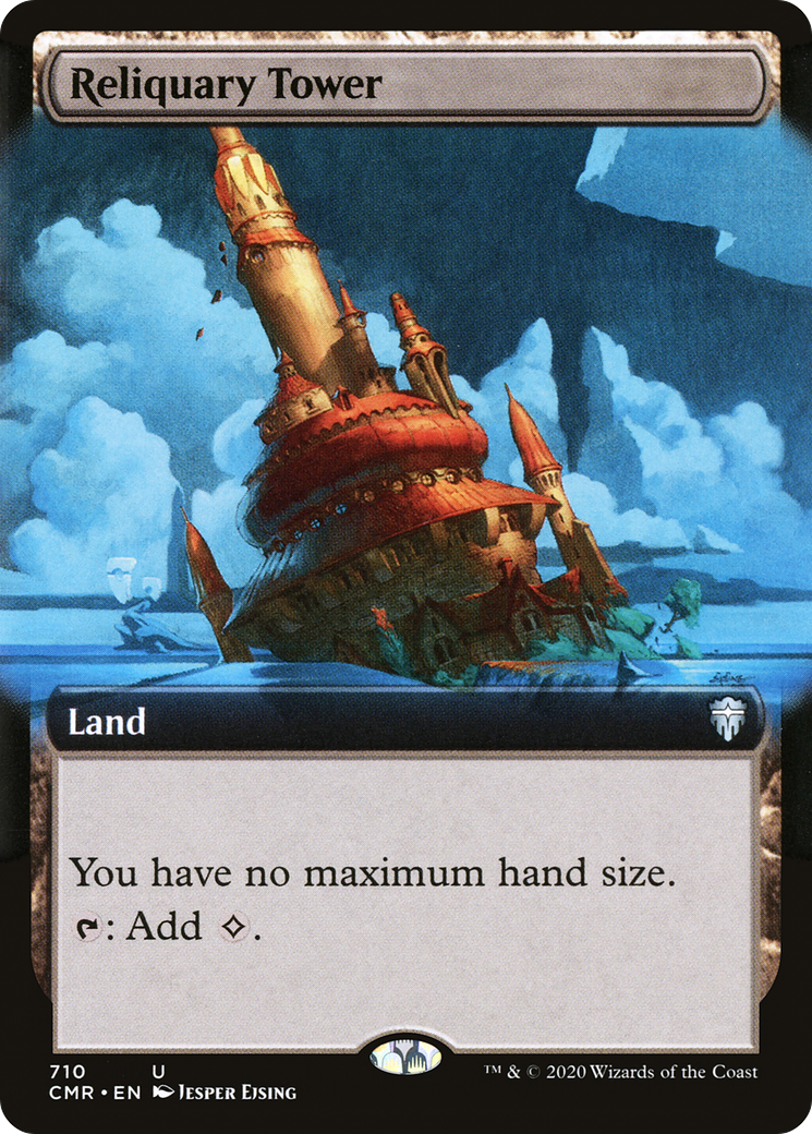 {C} Reliquary Tower (Extended Art) [Commander Legends][CMR 710]