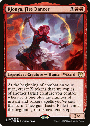 {R} Rionya, Fire Dancer [Commander 2021][C21 055]