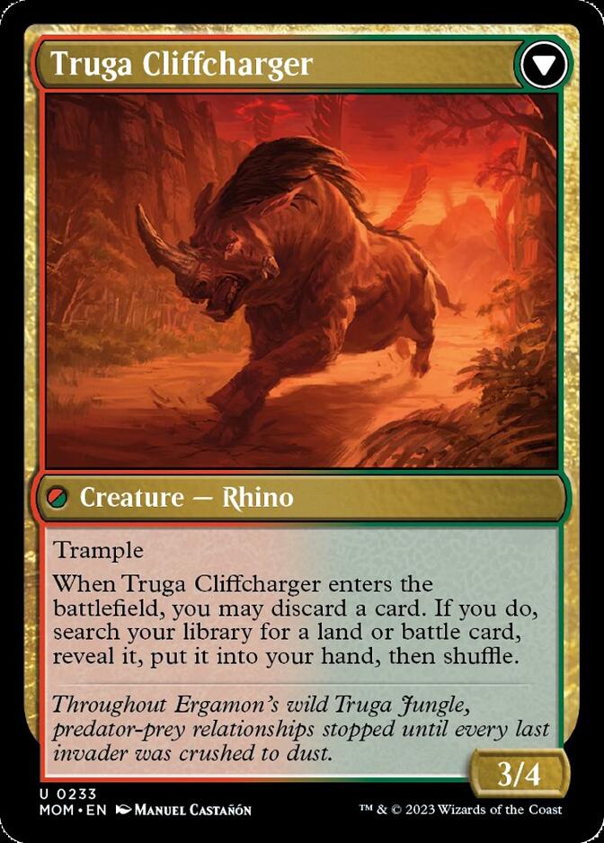 {C} Invasion of Ergamon // Truga Cliffcharger [March of the Machine][MOM 233]