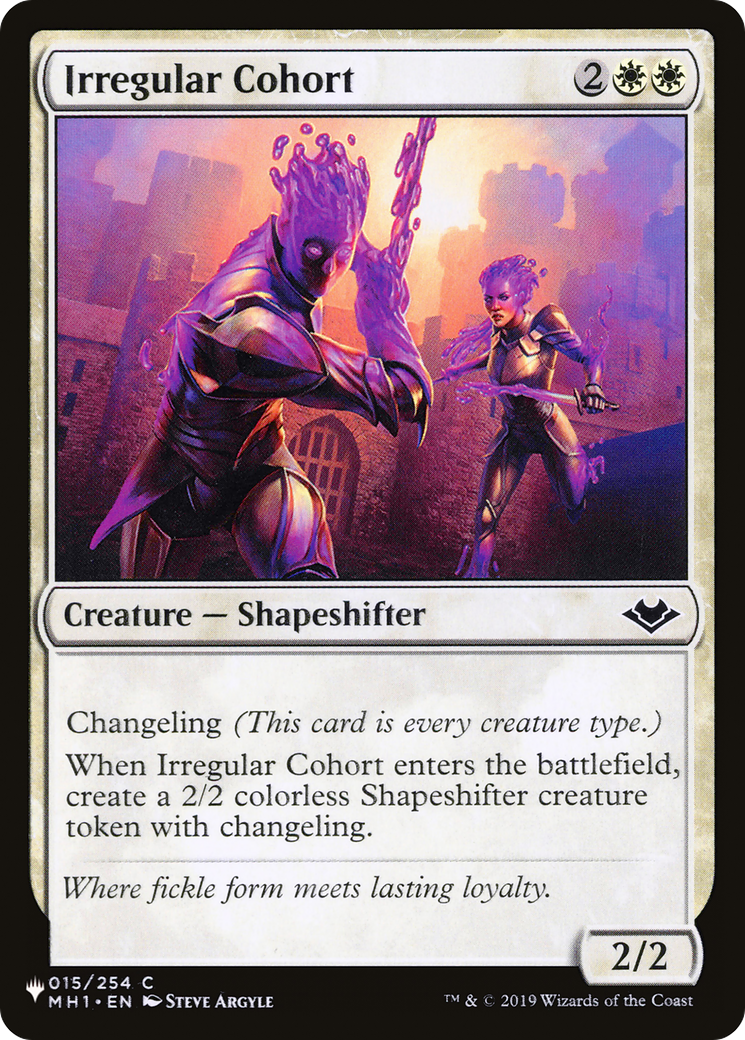 Irregular Cohort [LIST 015/254]