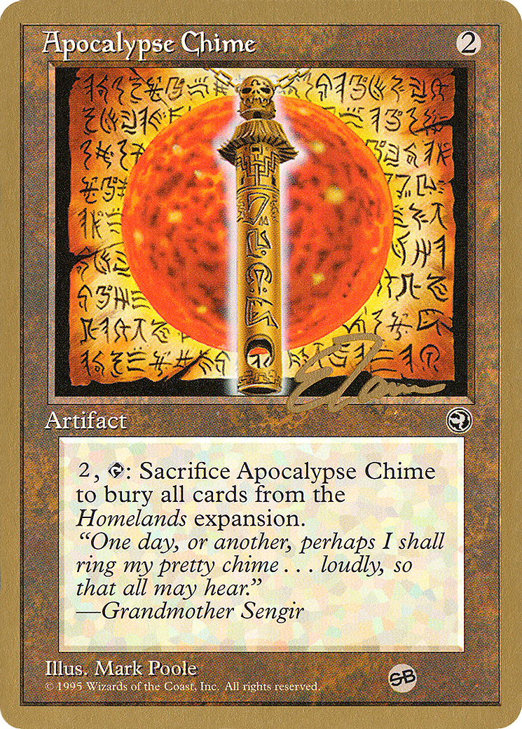 {R} Apocalypse Chime (Eric Tam) (SB) [Pro Tour Collector Set][GB PTC ET101SB]