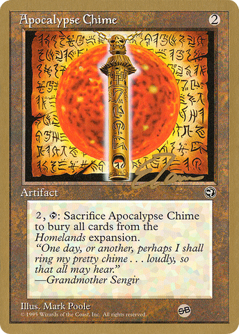 {R} Apocalypse Chime (Eric Tam) (SB) [Pro Tour Collector Set][GB PTC ET101SB]