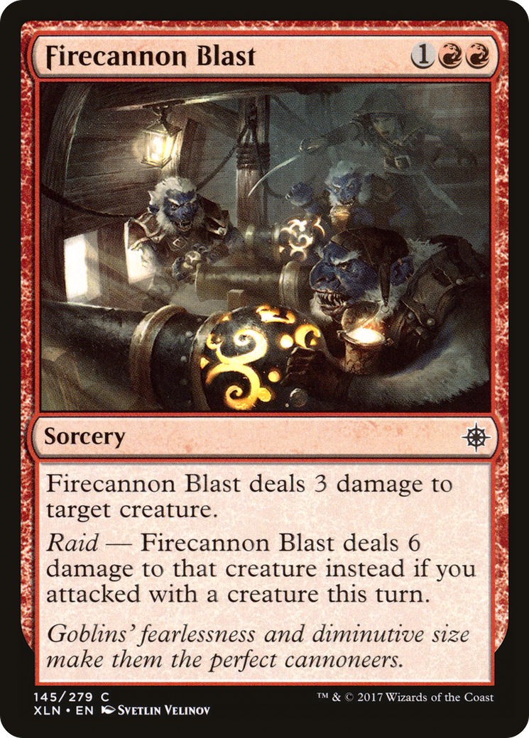 {C} Firecannon Blast [Ixalan][XLN 145]