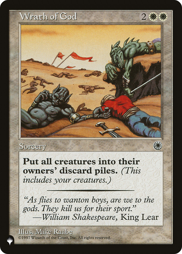 Wrath of God [LIST ]