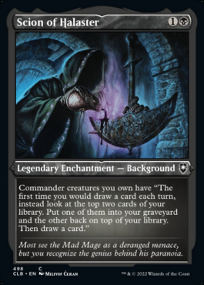 {C} Scion of Halaster (Foil Etched) [Commander Legends: Battle for Baldur's Gate][CLB 498]