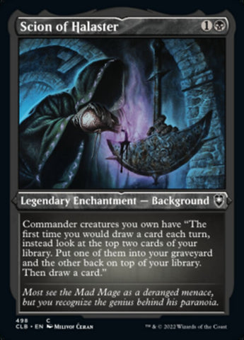 {C} Scion of Halaster (Foil Etched) [Commander Legends: Battle for Baldur's Gate][CLB 498]