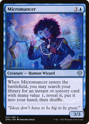 {C} Micromancer [Dominaria United][DMU 057]