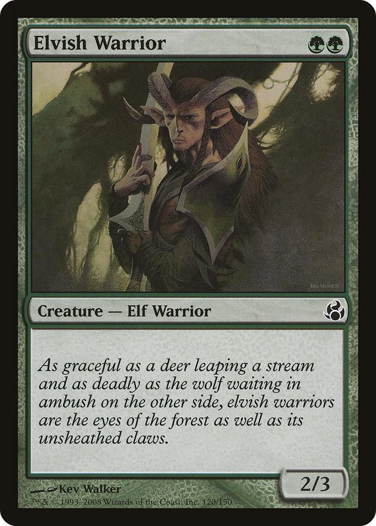 {C} Elvish Warrior [Morningtide][MOR 120]