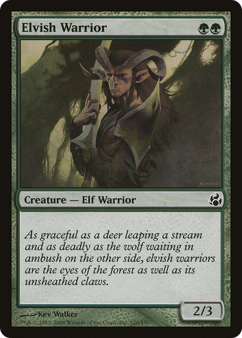 {C} Elvish Warrior [Morningtide][MOR 120]