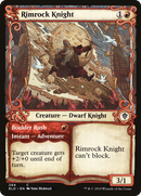 {C} Rimrock Knight // Boulder Rush (Showcase) [Throne of Eldraine][ELD 294]
