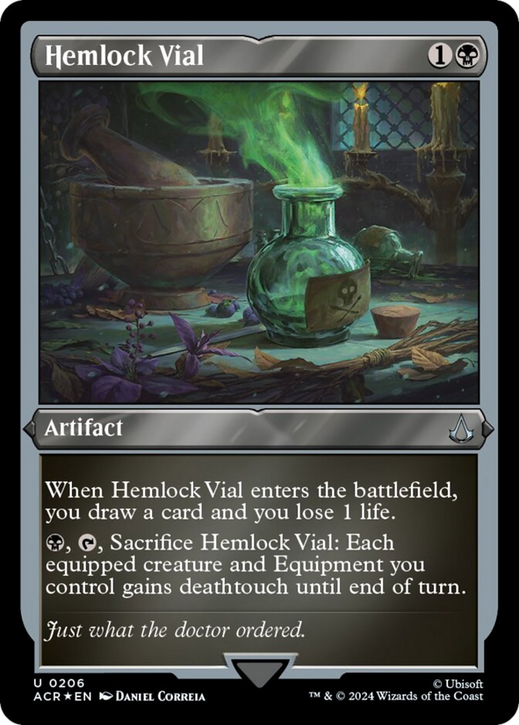 {C} Hemlock Vial (Foil Etched) [Assassin's Creed][ACR 206]