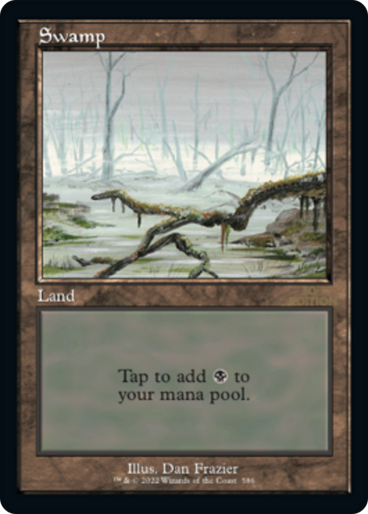 {B} Swamp (Retro) (586) [30th Anniversary Edition][30A 586]