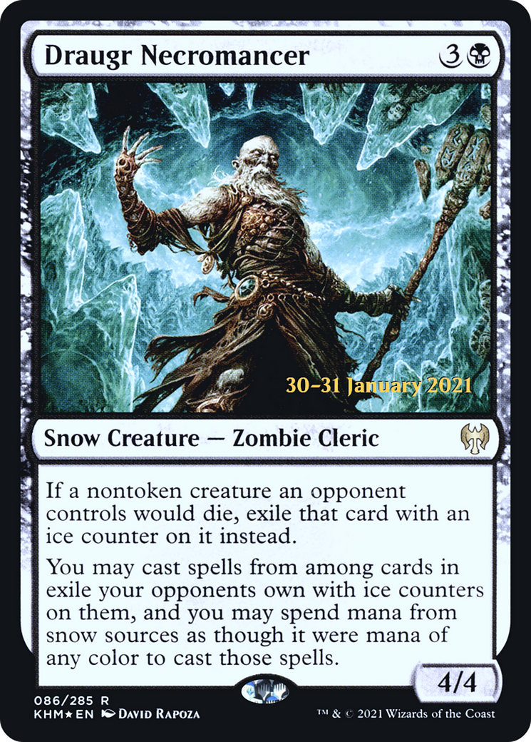 {R} Draugr Necromancer [Kaldheim Prerelease Promos][PR KHM 086]