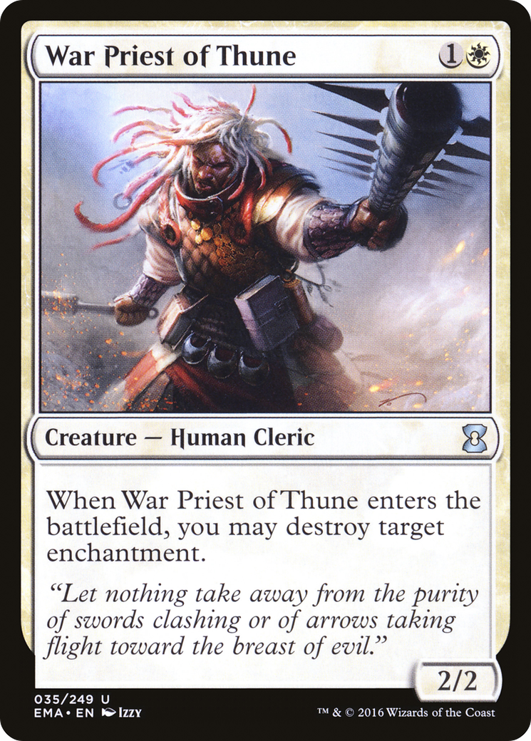 {C} War Priest of Thune [Eternal Masters][EMA 035]