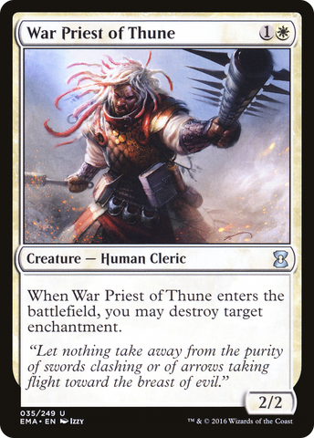{C} War Priest of Thune [Eternal Masters][EMA 035]