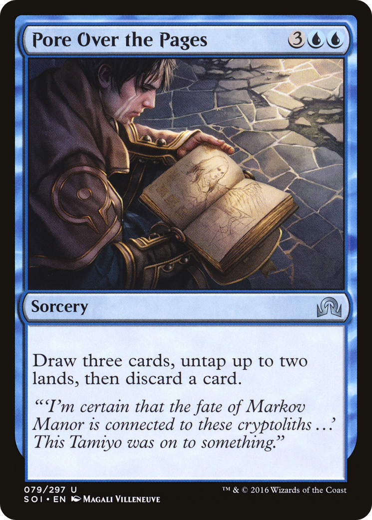 {C} Pore Over the Pages [Shadows over Innistrad][SOI 079]