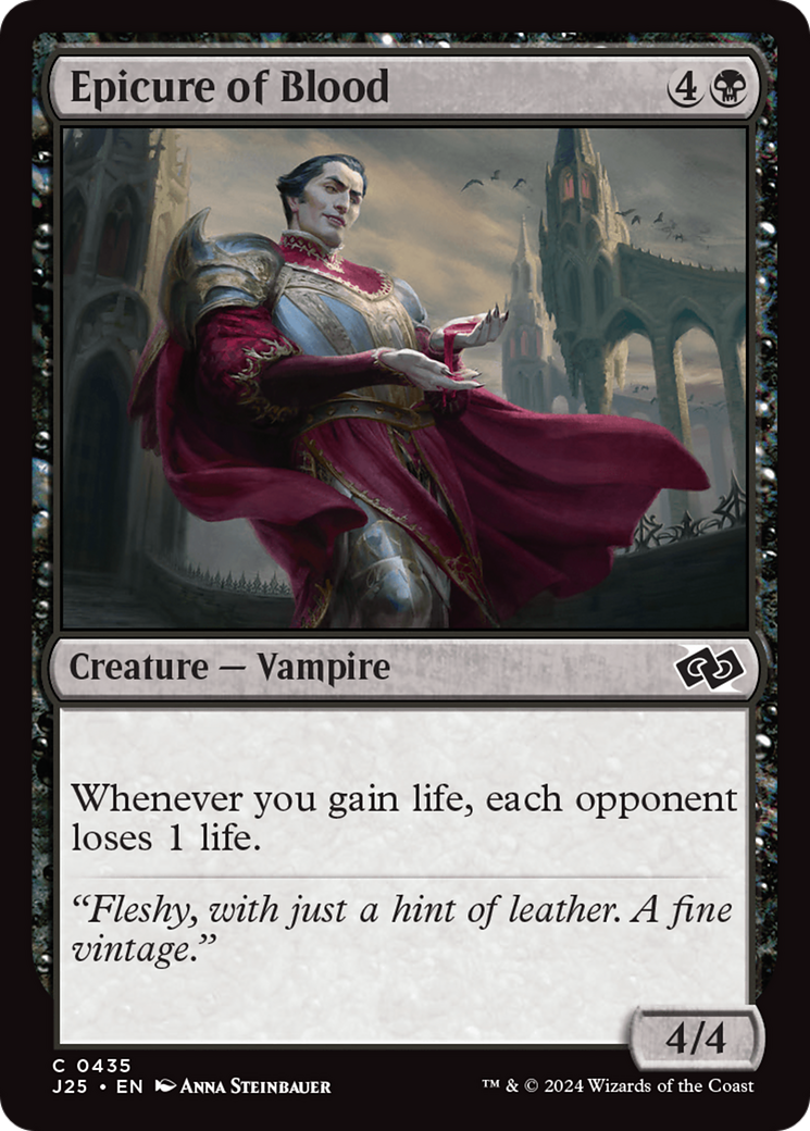 {C} Epicure of Blood [Foundations Jumpstart][J25 435]