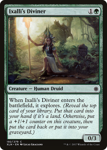 {C} Ixalli's Diviner [Ixalan][XLN 192]