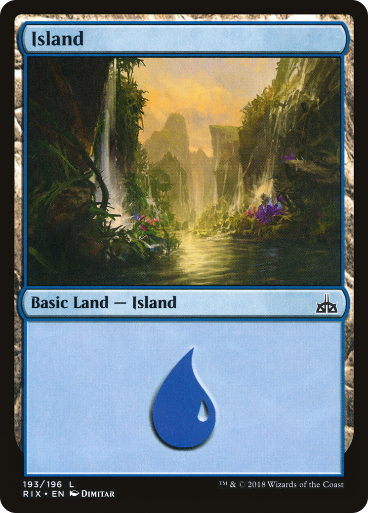 {B}[RIX 193] Island (193) [Rivals of Ixalan]