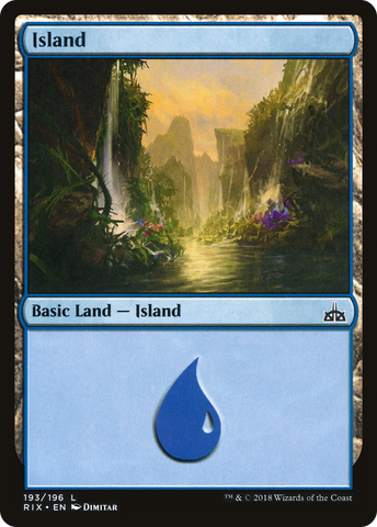 {B}[RIX 193] Island (193) [Rivals of Ixalan]