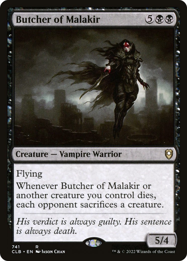 {R} Butcher of Malakir [Commander Legends: Battle for Baldur's Gate][CLB 741]