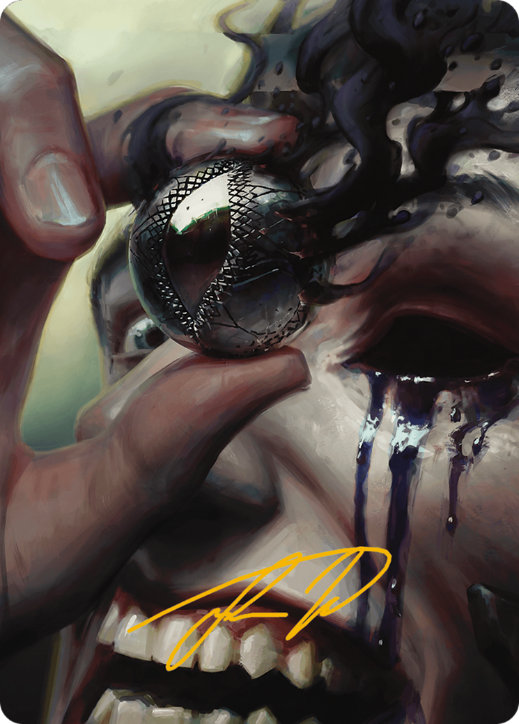 {A} Jet Medallion Art Card (Gold-Stamped Signature) [Modern Horizons 3 Art Series][GS AMH3 042]