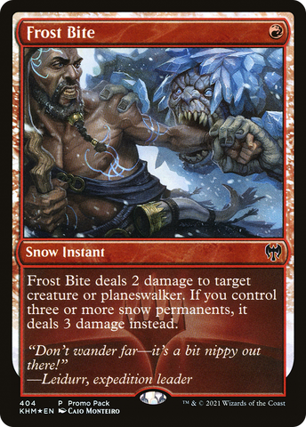 {C} Frost Bite (Promo Pack) [Kaldheim Promos][PP KHM 404]