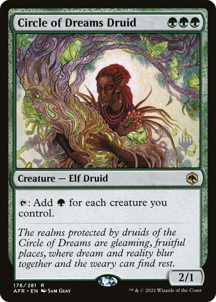{R} Circle of Dreams Druid (Promo Pack) [Dungeons & Dragons: Adventures in the Forgotten Realms Promos][PP AFR 176]