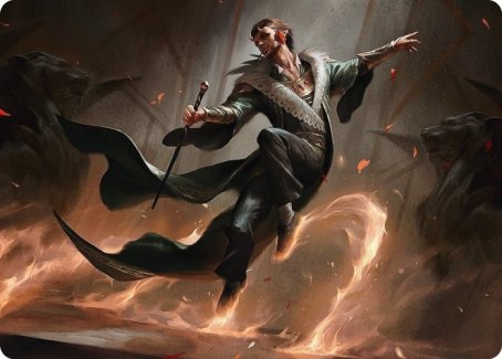 {A} Fleetfoot Dancer Art Card [Streets of New Capenna Art Series][ASNC 026]