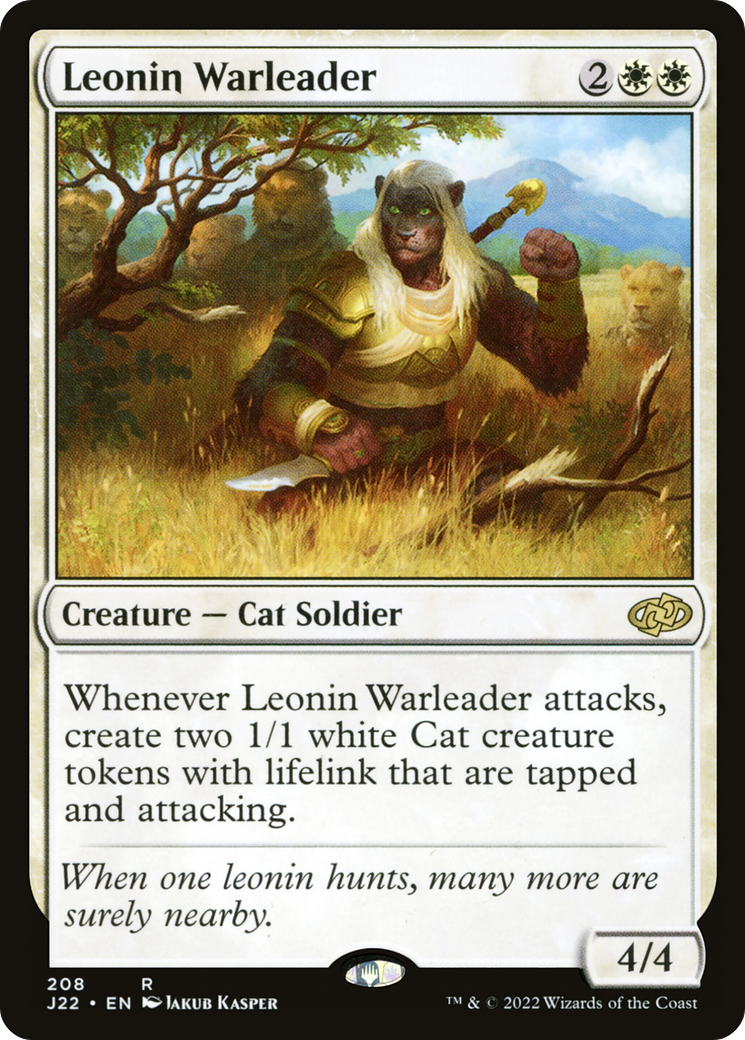 {R} Leonin Warleader [Jumpstart 2022][J22 208]