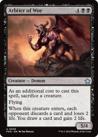 {@C} Arbiter of Woe [Foundations][FDN 055]