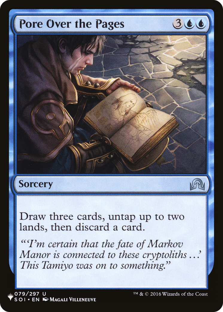 Pore Over the Pages [LIST 079/297]
