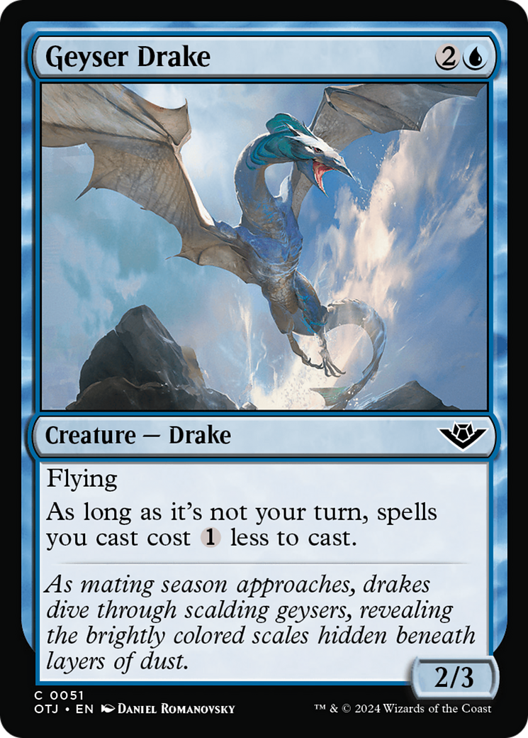 {@C} Geyser Drake [Outlaws of Thunder Junction][OTJ 051]