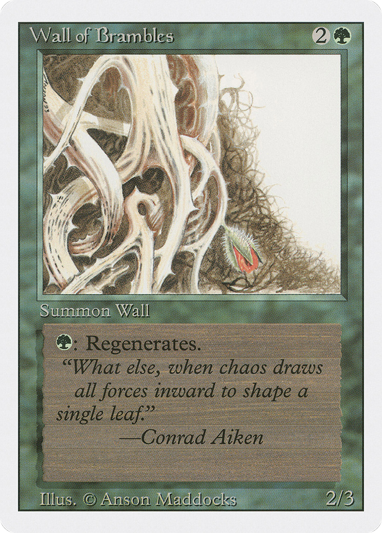 {C} Wall of Brambles [Revised Edition][3ED 224]