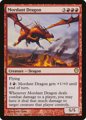 {R} Mordant Dragon [Duel Decks: Knights vs. Dragons][DDG 058]