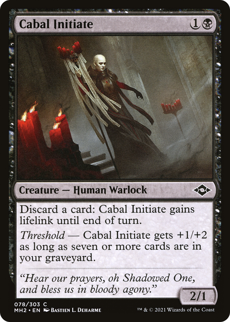 {C} Cabal Initiate [Modern Horizons 2] [MH2 078]
